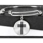 Stylized Cross - Bangle Bracelet