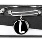Initial L v3b - Bangle Bracelet