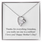 Happy Mother's Day (For Grandma) 002 - Forever Love Necklace