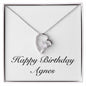 Happy Birthday Agnes - Forever Love Necklace