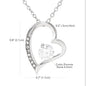 Happy Birthday Susan v2 - Forever Love Necklace With Mahogany Style Luxury Box