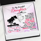 314 - To Daughter From Mom - Forever Love Heart Necklace