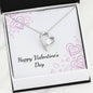 Happy Valentine's Day - Chalk Hearts - Forever Love Heart Necklace