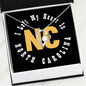 Heart In North Carolina - Forever Love Heart Necklace