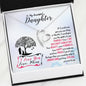 311 - To Daughter From Mom - Forever Love Heart Necklace