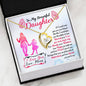 313 - To Daughter From Mom - Forever Love Heart Necklace