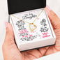 310 - To Daughter From Mom - Forever Love Heart Necklace