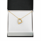 18k Yellow Gold Finish Forever Love Necklace