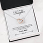 040 - To Daughter From Mom - Interlocking Hearts Necklace
