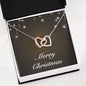 Merry Christmas v06 - Interlocking Hearts Necklace