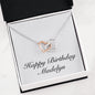 Happy Birthday Madelyn - Interlocking Hearts Necklace