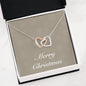 Merry Christmas v10 - Interlocking Hearts Necklace