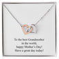 Happy Mother's Day (For Grandma) 008 - Interlocking Hearts Necklace