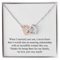 Happy Mother's Day (For Mother In Law) 006 - Interlocking Hearts Necklace