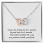Happy Mother's Day (Funny) 008 - Interlocking Hearts Necklace