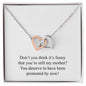 Happy Mother's Day (Funny) 009 - Interlocking Hearts Necklace