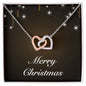 Merry Christmas v06 - Interlocking Hearts Necklace