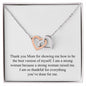 Happy Mother's Day (From Daughter) 001 - Interlocking Hearts Necklace