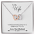 006 To My Wife - Interlocking Hearts Necklace
