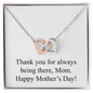 Happy Mother's Day 007 - Interlocking Hearts Necklace
