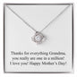 Happy Mother's Day (For Grandma) 002 - Love Knot Necklace