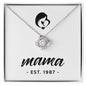 Mama, Est. 1987 - Love Knot Necklace