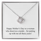 Happy Mother's Day (Funny) 005 - Love Knot Necklace