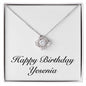 Happy Birthday Yesenia - Love Knot Necklace