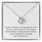 Happy Mother's Day (From Daughter) 001 - Love Knot Necklace