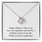 Happy Mother's Day (From Son) 004 - Love Knot Necklace