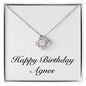 Happy Birthday Agnes - Love Knot Necklace