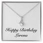 Happy Birthday Lorena - Alluring Beauty Necklace
