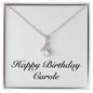 Happy Birthday Carole - Alluring Beauty Necklace