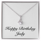 Happy Birthday Judy - Alluring Beauty Necklace