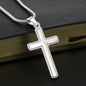 Happy Birthday Margaret v2 - Stainless Steel Cross Necklace