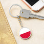 Polish Flag - Luxury Keychain