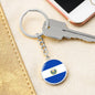 Salvadoran Flag - Luxury Keychain