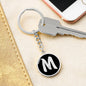 Initial M v2b - Luxury Keychain