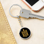 Stylized Tryzub - Luxury Keychain
