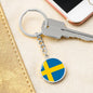 Swedish Flag - Luxury Keychain