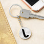 Initial L v1b - Luxury Keychain