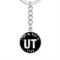 Heart In Utah v02 - Luxury Keychain