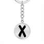 Initial X v1b - Luxury Keychain