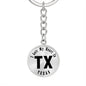 Heart In Texas v01 - Luxury Keychain