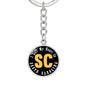 Heart In South Carolina - Luxury Keychain