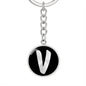 Initial V v2b - Luxury Keychain