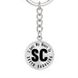 Heart In South Carolina v01 - Luxury Keychain