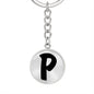 Initial P v1b - Luxury Keychain