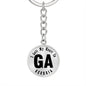 Heart In Georgia v01 - Luxury Keychain