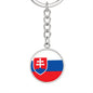 Slovak Flag - Luxury Keychain